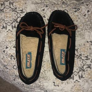 blitz slip on moccasins